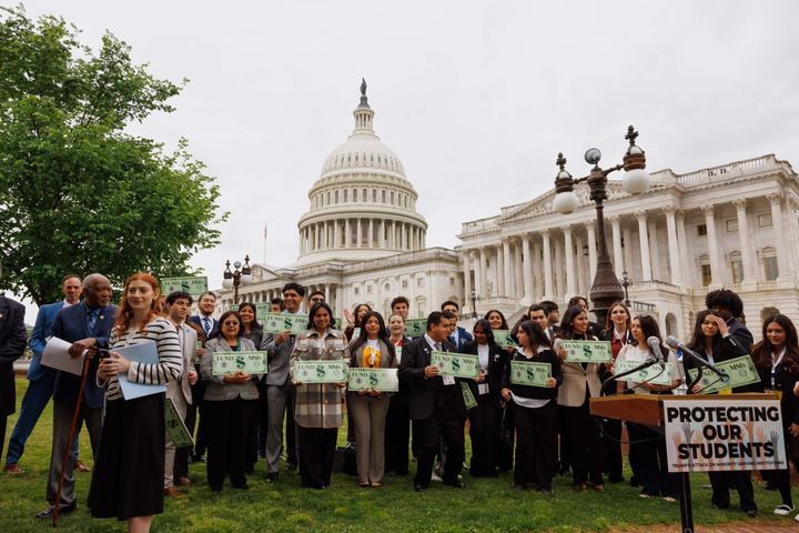 the press conference at the Capitol