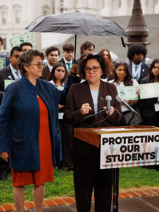 the press conference at the Capitol