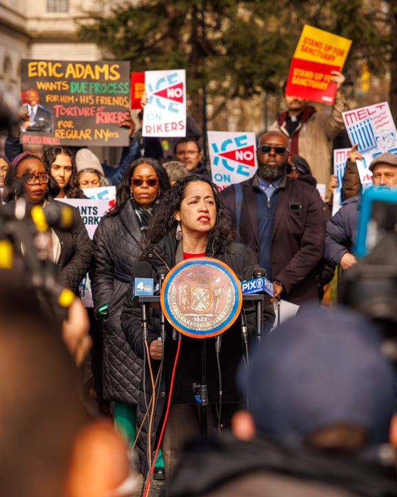 ICE out of Rikers rally, photo 4
